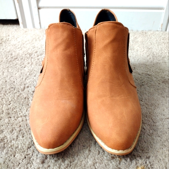 Women's leather casual boots ankle shoes size 6 1/2 - Picture 5 of 6